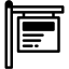 Interior signage icon